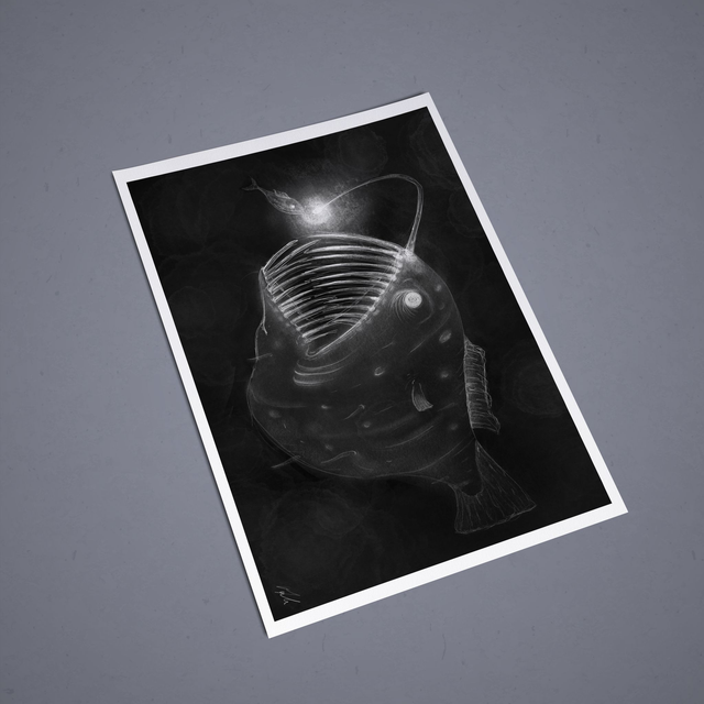 Art Print "FOLLOW THE LIGHT"