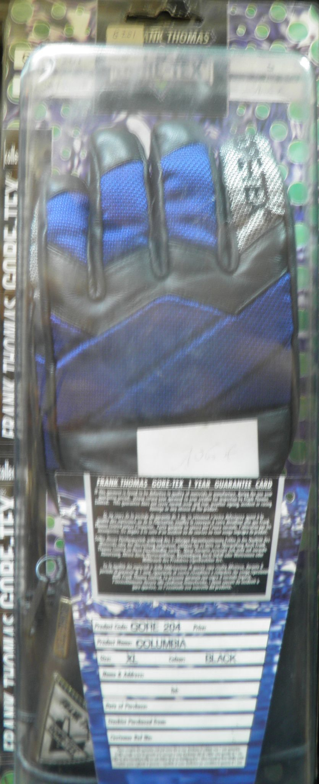 gants moto FRANCK THOMAS DISCOVERY bleu