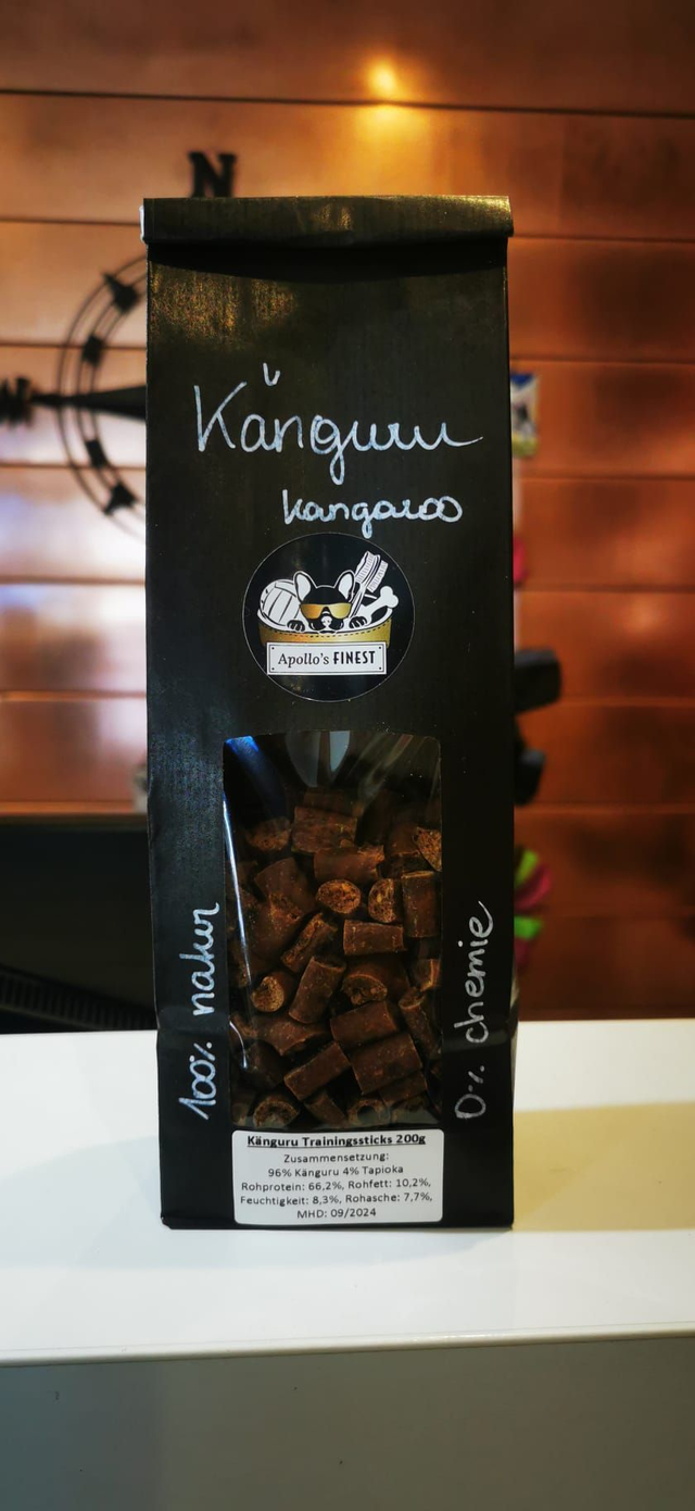 Apollo&#039;s Känguru Trainings Sticks natur - 200g