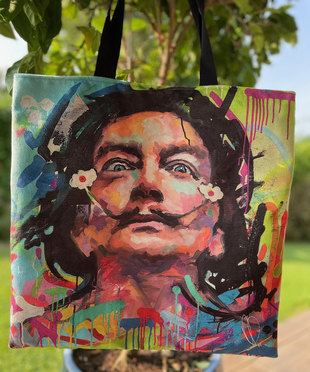 Tote bag Dali