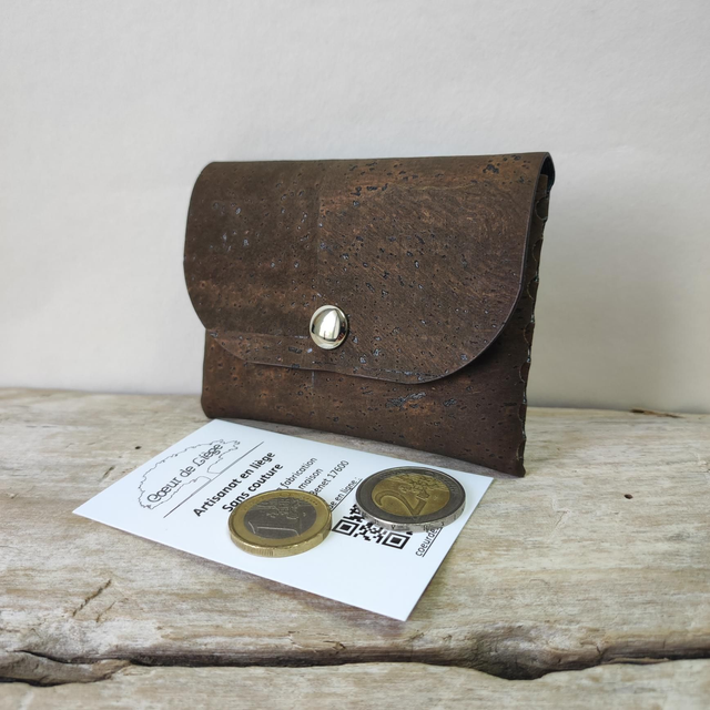 Porte monnaie Multicartes Liège Ebène