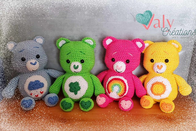 Les bisounours ( sur commande)