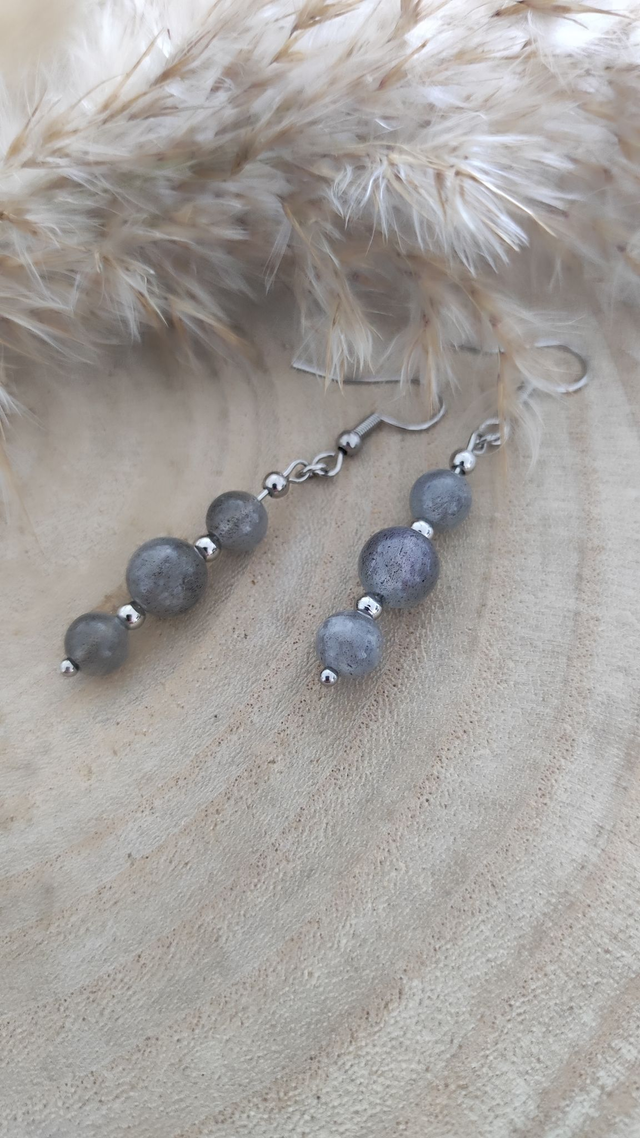 Boucles d'oreilles Labradorite