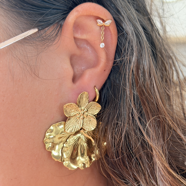 Boucle d’oreille Pétales 