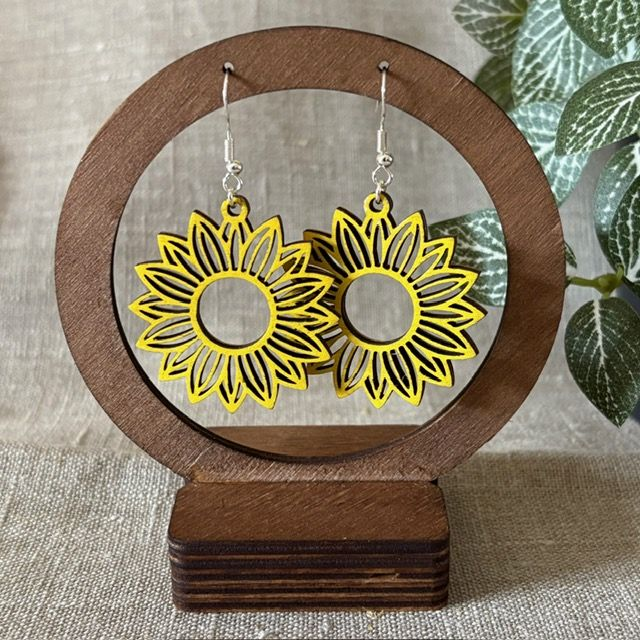 Boucles d'oreilles TOURNESOLS COLOR