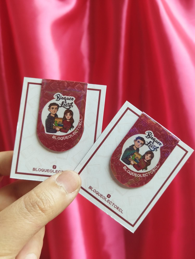 10 Marcapáginas imantados 