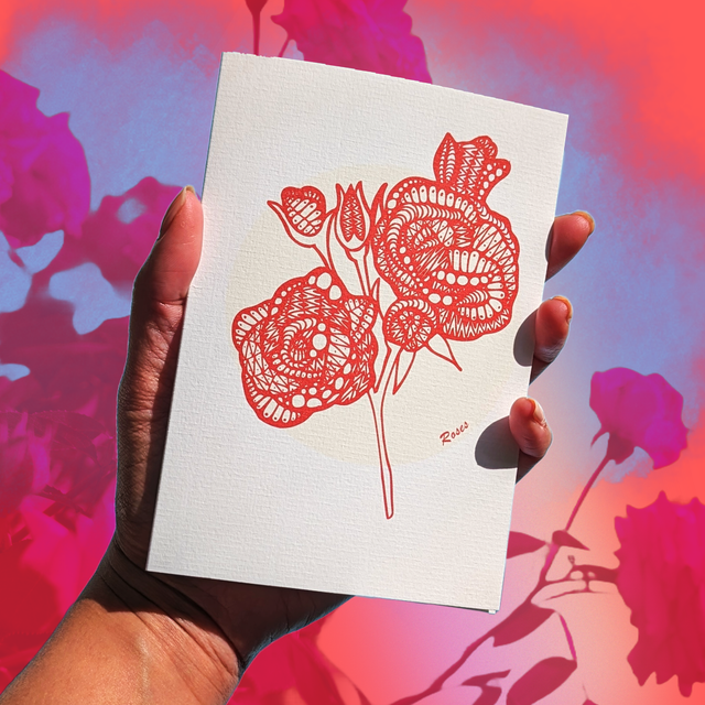 June / Roses - Flower of the month series