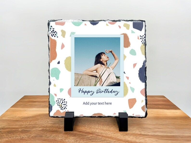 Personalised Slate Tile - Custom Rock Slate - Memories