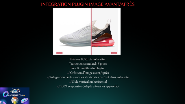 Intégration plugin image avant/après