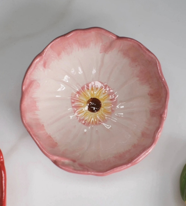 Pink Poppy Bowl