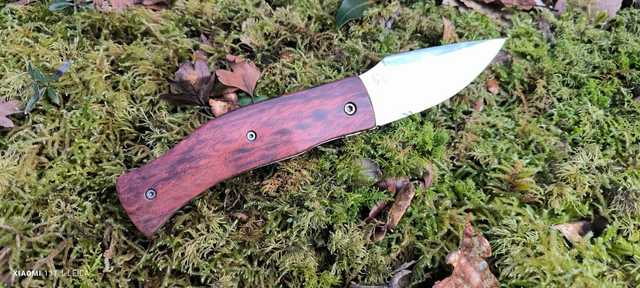 Couteau liner 14c28n bois moabi 