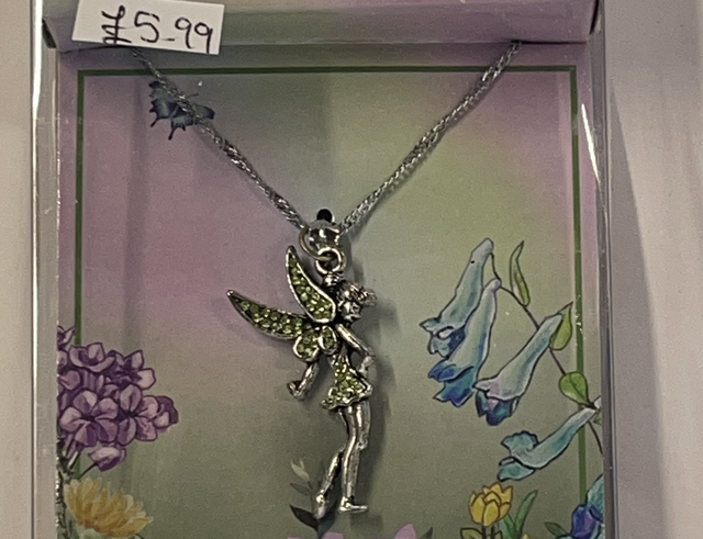 Sparkly Fairy Garden Necklace - Green 