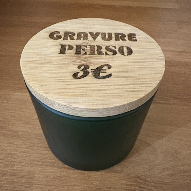 Gravure personnalisée 