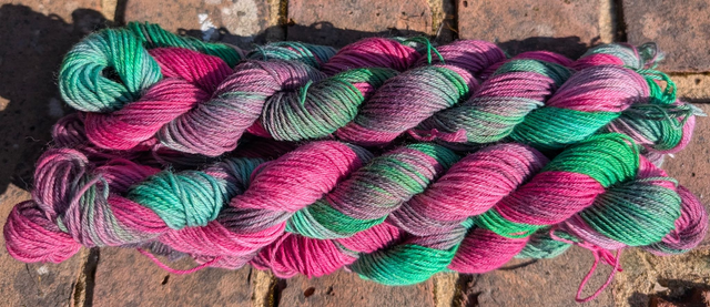 Limited Edition Merino/Nylon Mini Skein Cyclamen