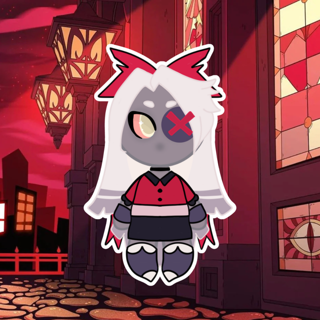 Hazbin Hotel Vaggie Chibi Sticker