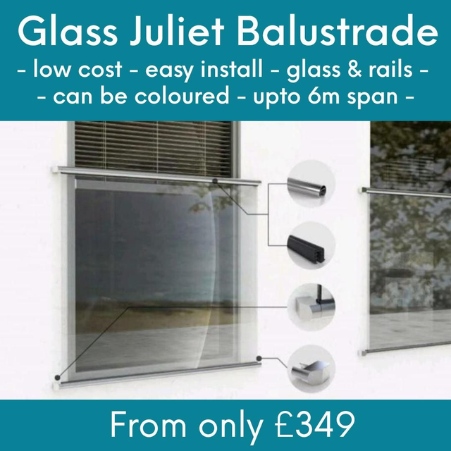 Panoramic Juliette Glass Balustrade 