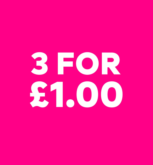 Any 3 for £1!