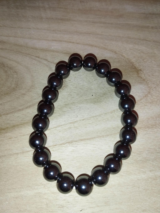 Hématite bracelet en perles de 10 mm