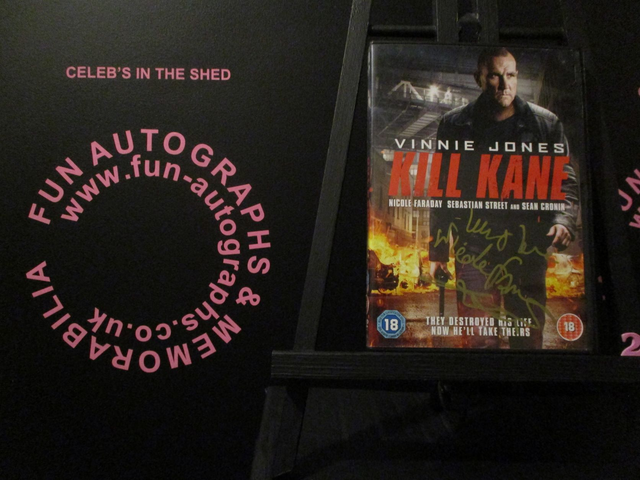 Nicole Faraday - 'Kill Kane' Authentic Autographed Dvd Cover (2)