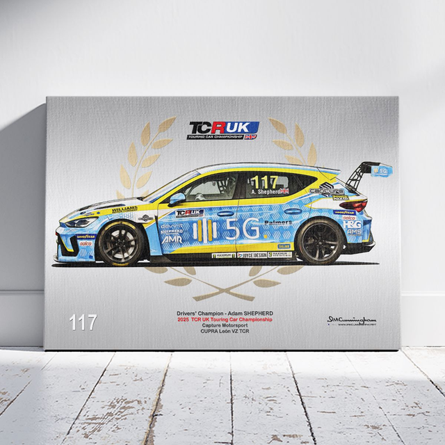 C251101 CUPRA Leon VZ TCR25 Capture #117 Andy Shepherd Champion