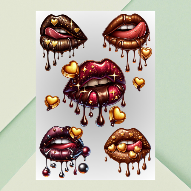 Lèvres Choco‑Glam — Brillance Dorée &amp; Tentation Fondante