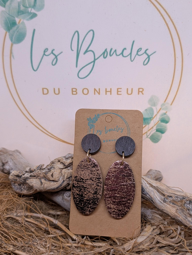 Boucles d&#039;oreilles Ovale évasion ev007