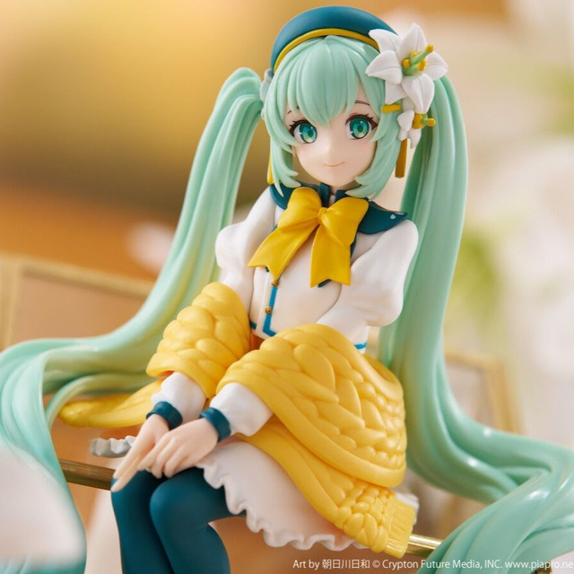 Figurine Noodle Stopper Hatsune Miku Flower Fairy Lily White