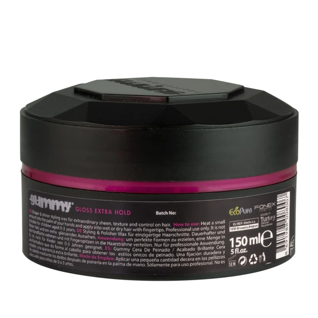 Gummy Extra Hold Styling Wax 150ml