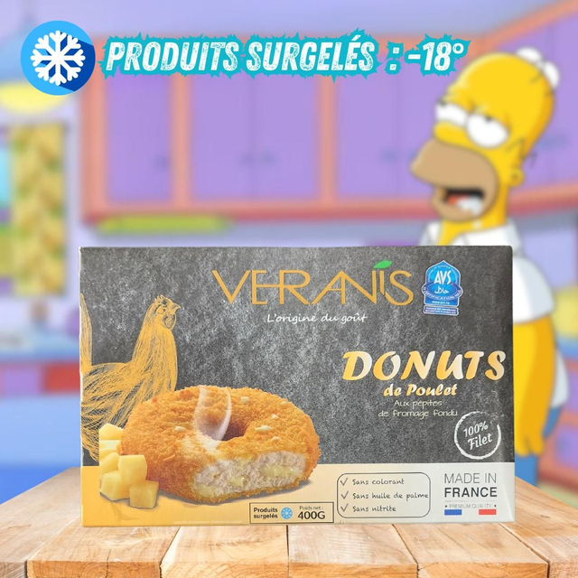 Donuts de poulet 💯 Filet (AVS)✅