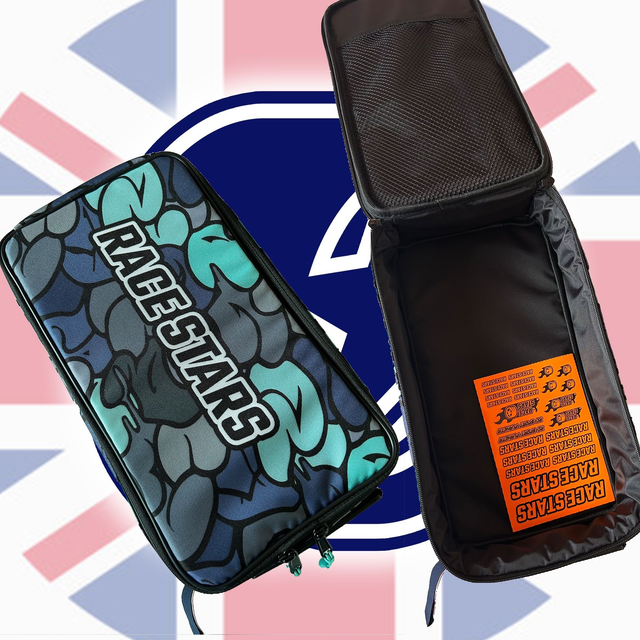 Large Graffiti Blue Car Carry Bag (1/10th Touring Car)