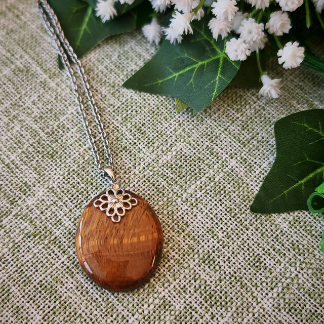 collier oeil de tigre