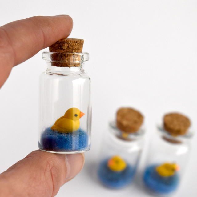 Micro Duck in a Bottle
