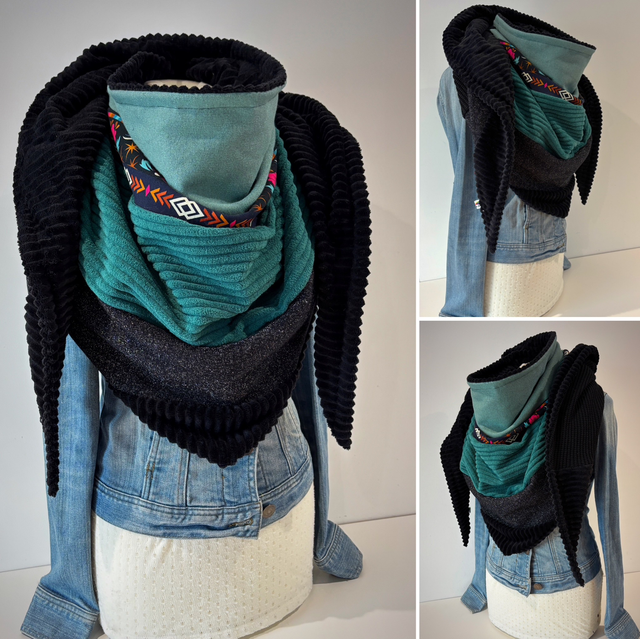 Maxi Chèche Double Patchwork 312