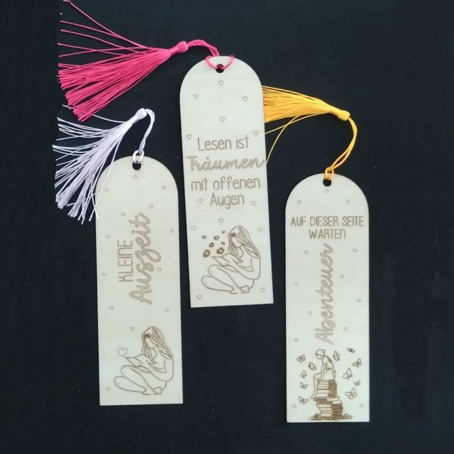Lesezeichen mit Quaste