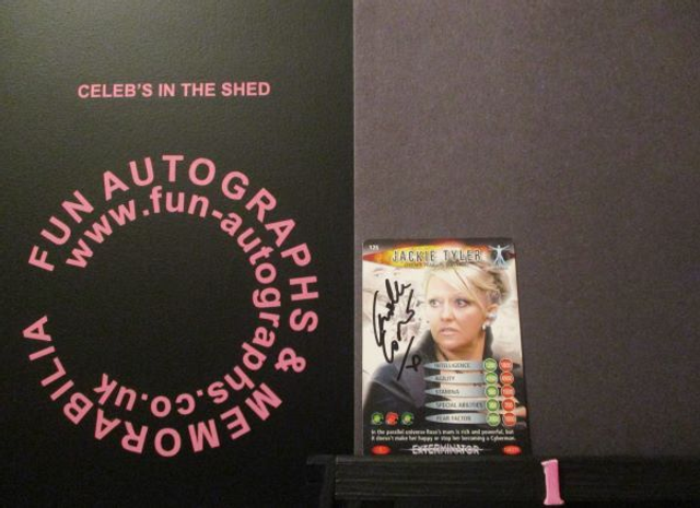 Camille Coduri - Battle In Time Authentic Autographed Trading Card #126 (1)