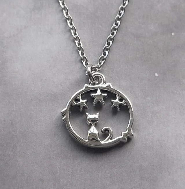 Starry Cat Necklace 