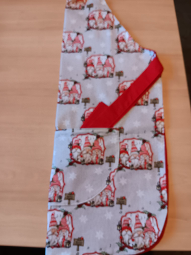 Kitchen Apron Cotton Singing Gnomes Print Fabric