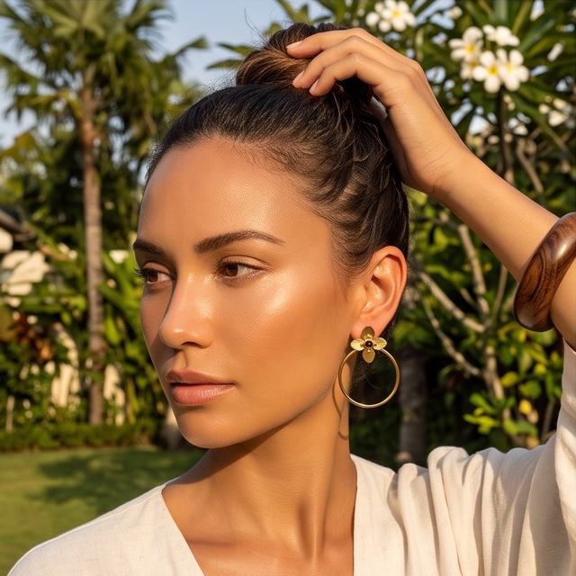 🤎 Boucles d'Oreilles Sari 🤎