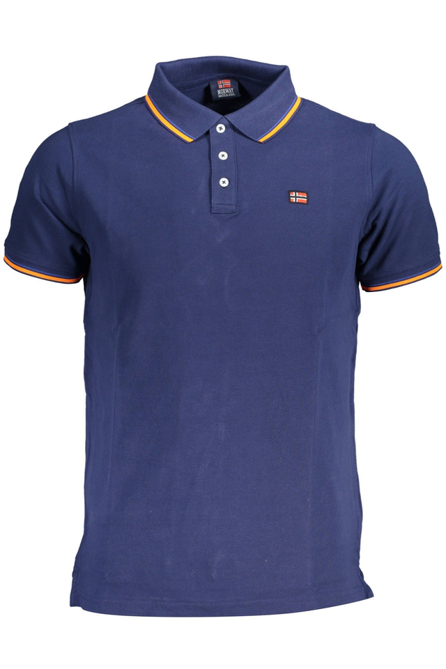 NORWAY 1963 POLO MANICHE CORTE UOMO BLU