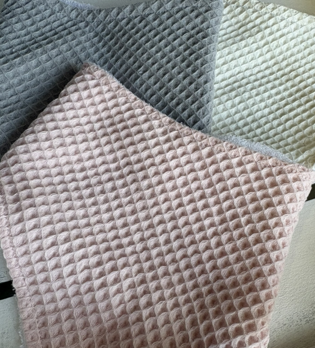 Three Waffle Bamboo Bibs 