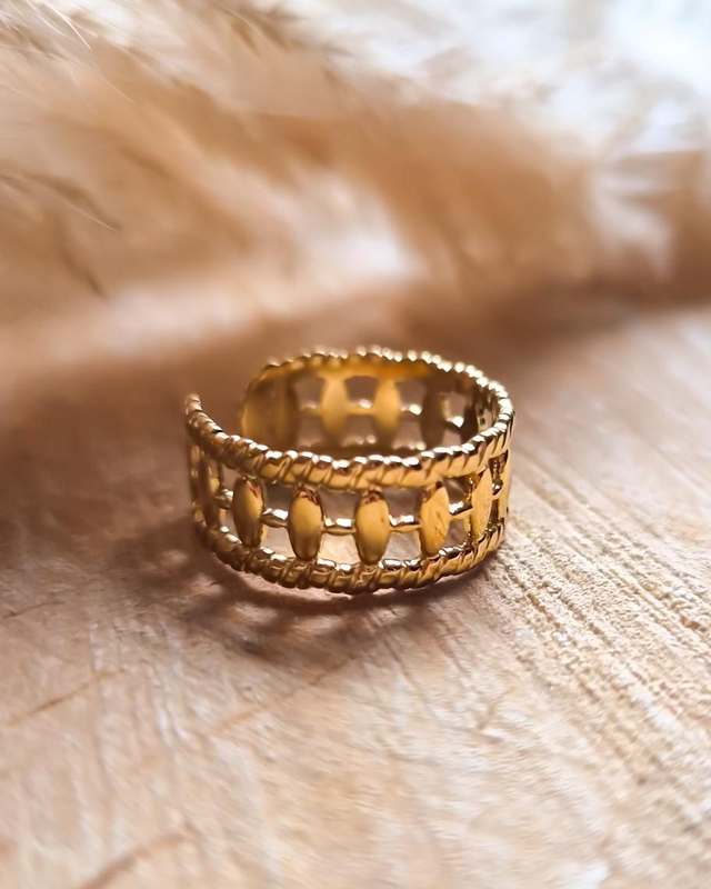 Bague "Brenda" - Modèle doré