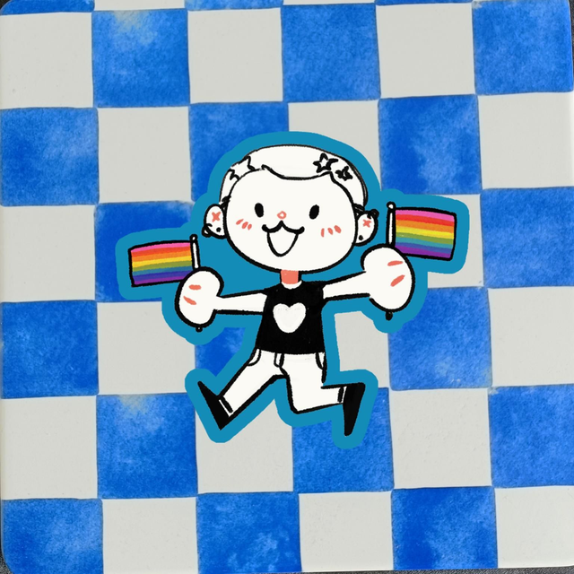 yay guy - vinyl sticker