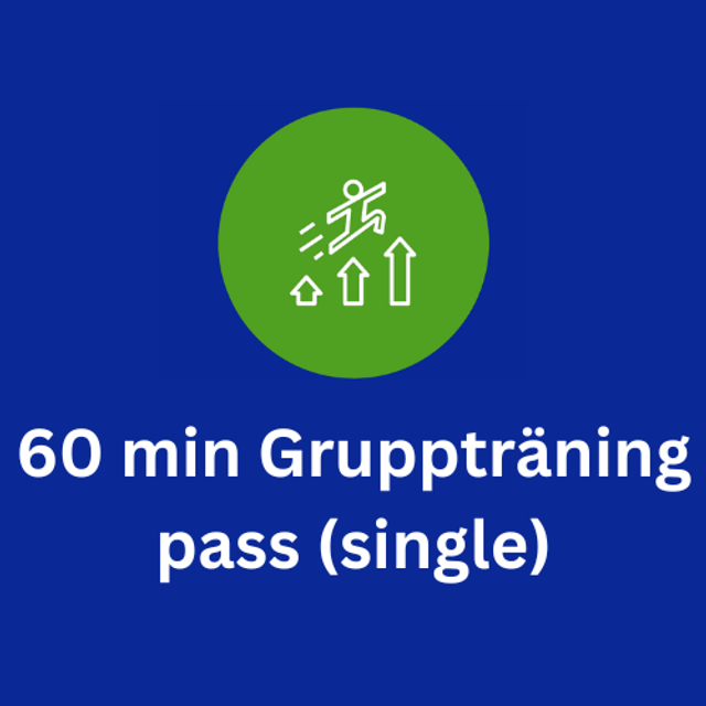 60 min Gruppträning pass (single)