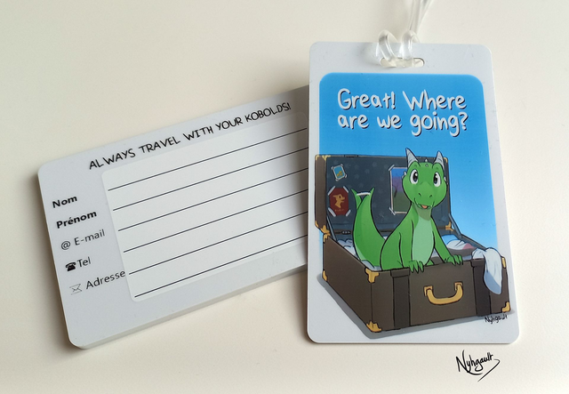 Kobold Luggage Tag
