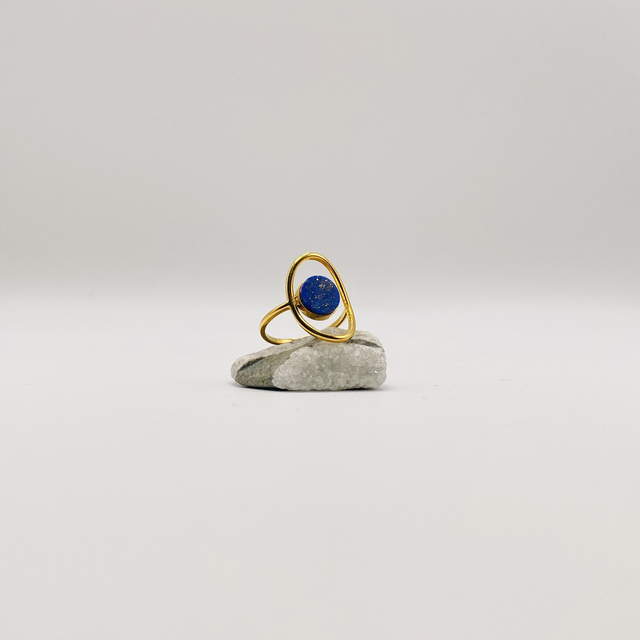 Bague Pia - lapis lazuli