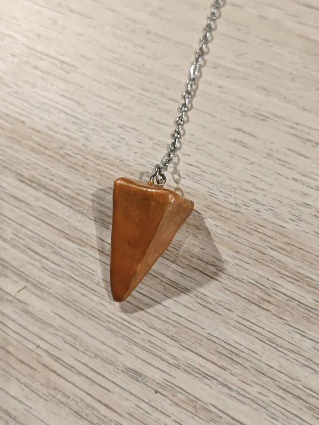 Pendule pyramide - orange