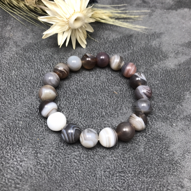 Agate du Bostwana - 10mm