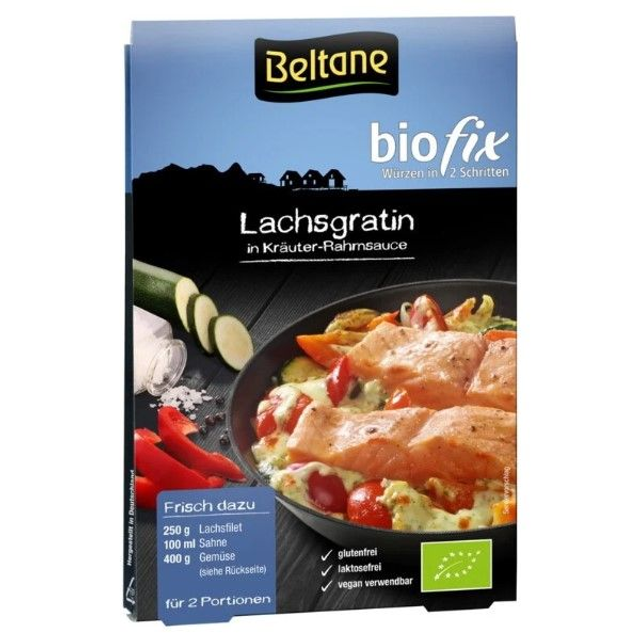 Beltane Biofix Lachsgratin, 20g Packung