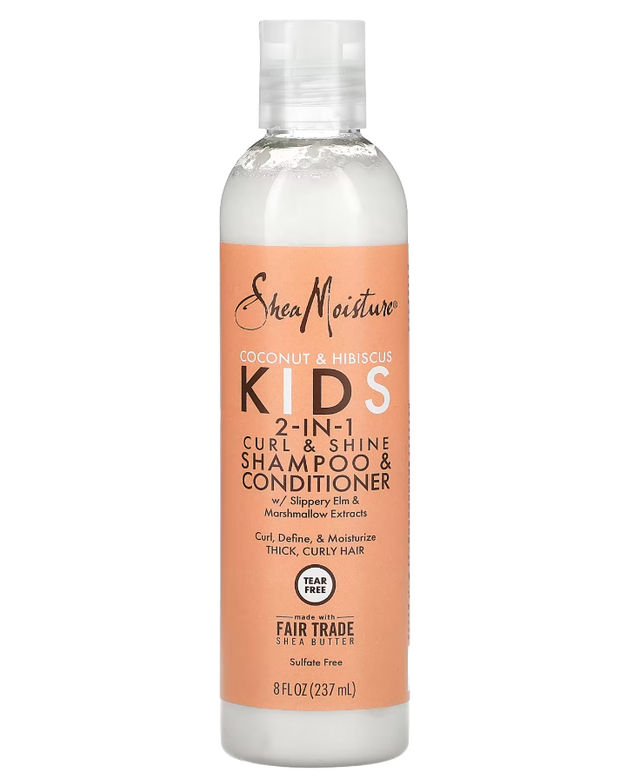 Shea Moisture Kids Coconut & Hibiscus Shampoo & Condition 8oz 
