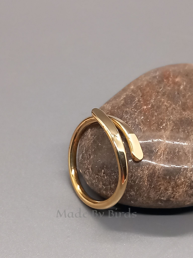 Solid Brass Bypass Ring